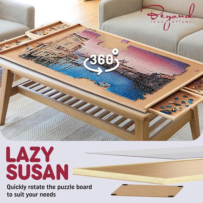 1000 Piece Rotating Puzzle Board - Image 2