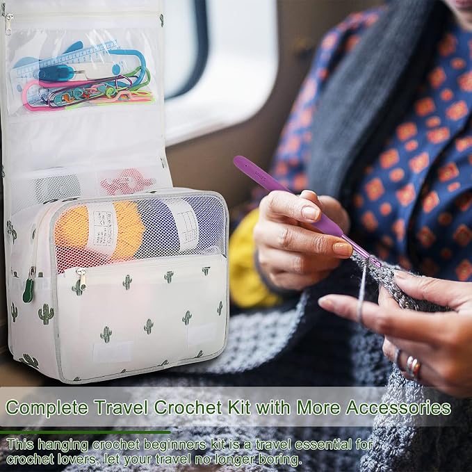 Coopay Upgraded Crochet Kit for Beginners, Crochet Set - Image 3