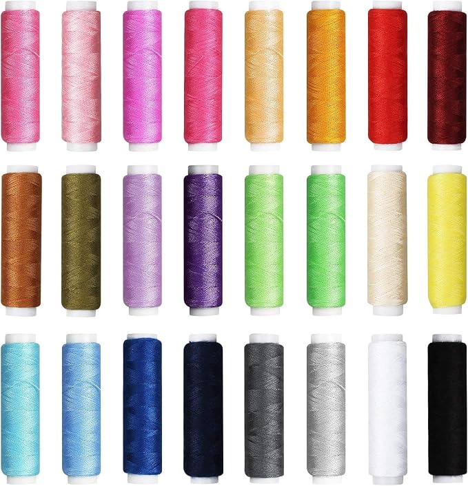 JUNING Sewing Kit with Case, Contains 24 Spools Threads, Sewing Needles - Image 3