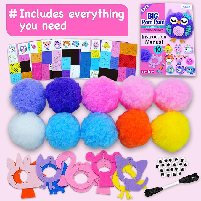 EZCRA Pom Pom Craft Kit - Image 3