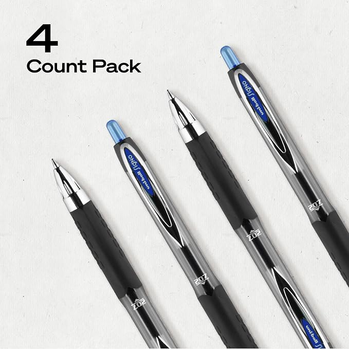 uniball™ 207 Gel Pens, 0.7mm Medium Point, Retractable, Smooth Writing - Image 9