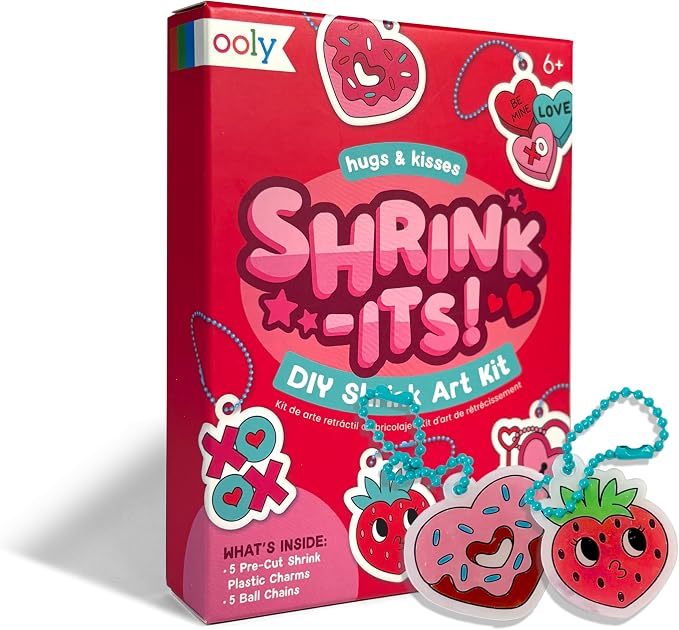 Ooly Mini Shrink-Its DIY Shrink Art Kit – 5 Pre-Cut Shrinking Plastic Charms - Image 6