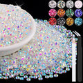 6000PCS 4mm Resin Jelly Rhinestones in Bulk, Bedazzling Flatback Crystals by BELLEBOOST
