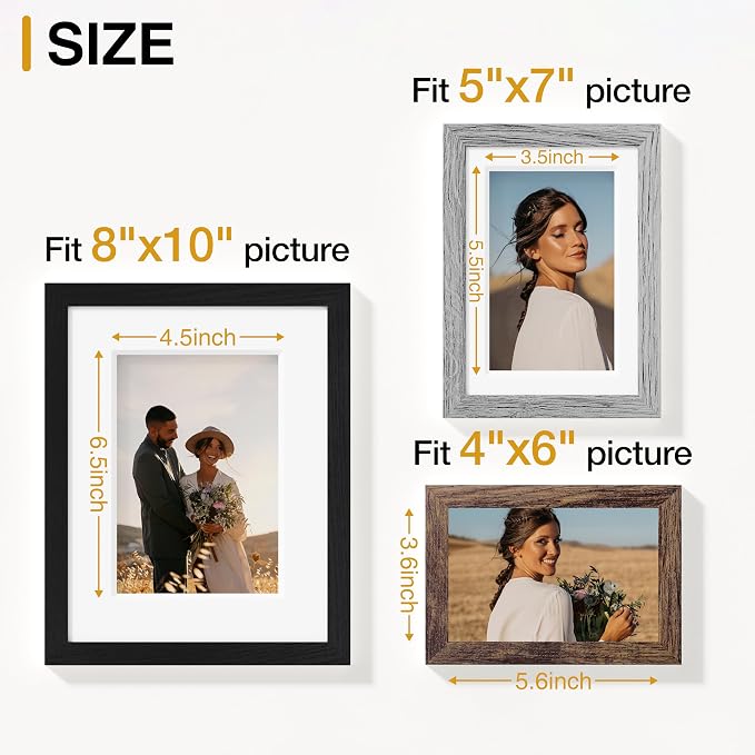 Vittanly 15 Pack Picture Frames Collage Wall Decor - Image 3