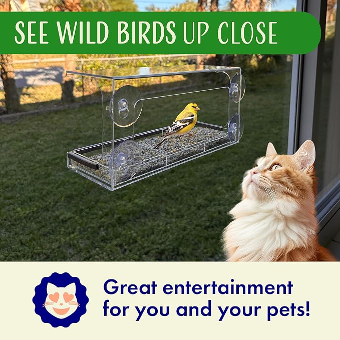 Long Style Bird Feeder with Hole - Image 9