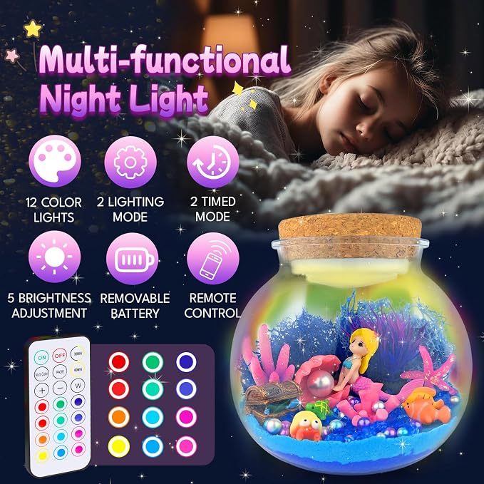 7july Mermaid Terrarium Craft Kit - Image 3
