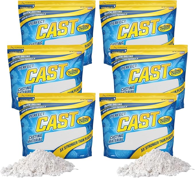 Perfect Cast Mold Casting Powder, Fast-Curing, Water-Based Material by PerfectCraft