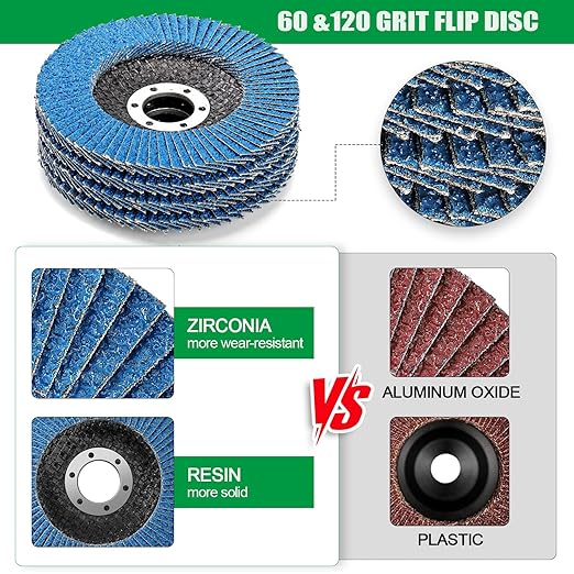 14pcs Wood Carving Disc Set for 4 in 4.5 in Angle Grinder | For Quick Rough - Image 6