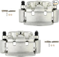 cciyu Rear Left & Right Brake Calipers Assembly w/Bracket 18B4749 18B4748 For Ford 1999-2007