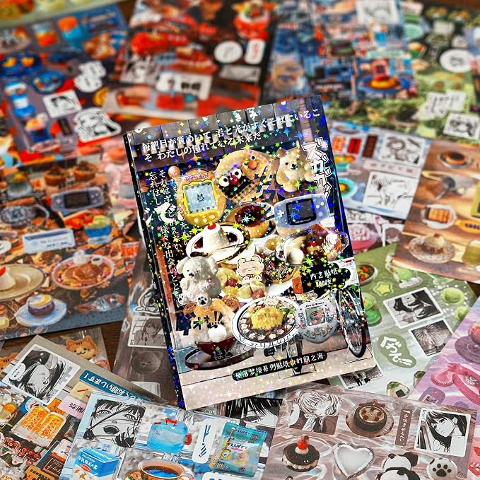 Tmtains 45 Sheets Japanese Sticker Book - Image 2
