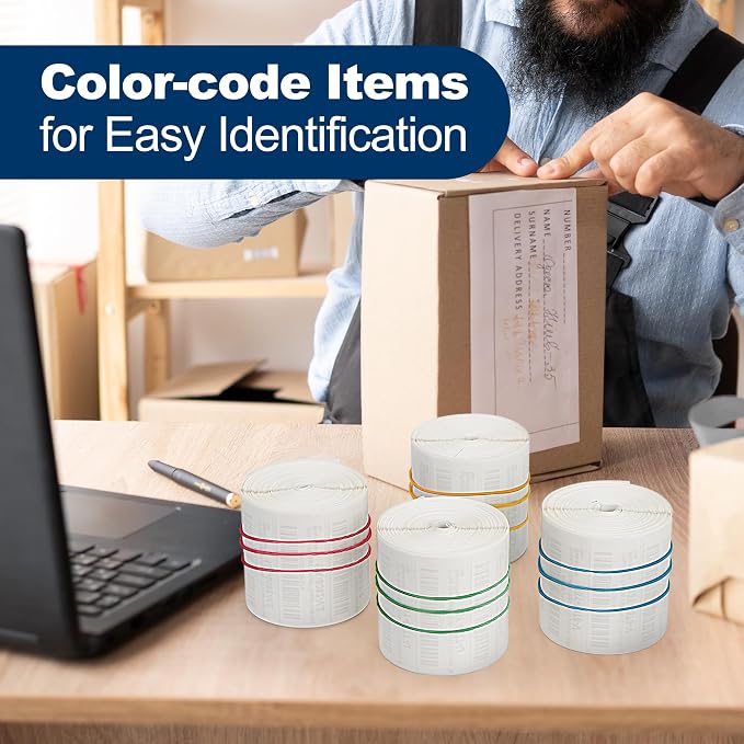 LotFancy Rubber Bands, Tie Dye - Image 8