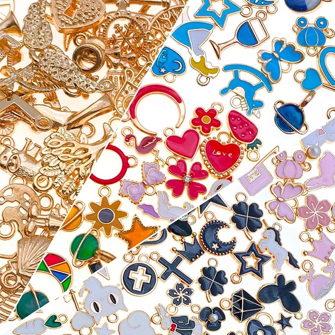 WOCRAFT 150pcs Enamel Bracelet Charms by WOCRAFT