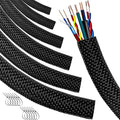 Automotive Wire Loom High Temperature Black Braided Wire Loom, 6.6ft-1.25inch by MTJSWXSY