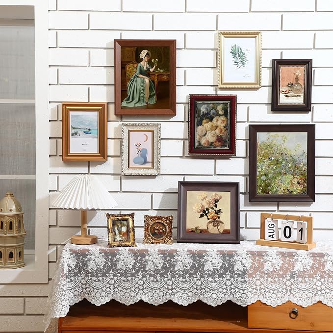 Qunclay 10 Pack Vintage Picture Frames - Image 5