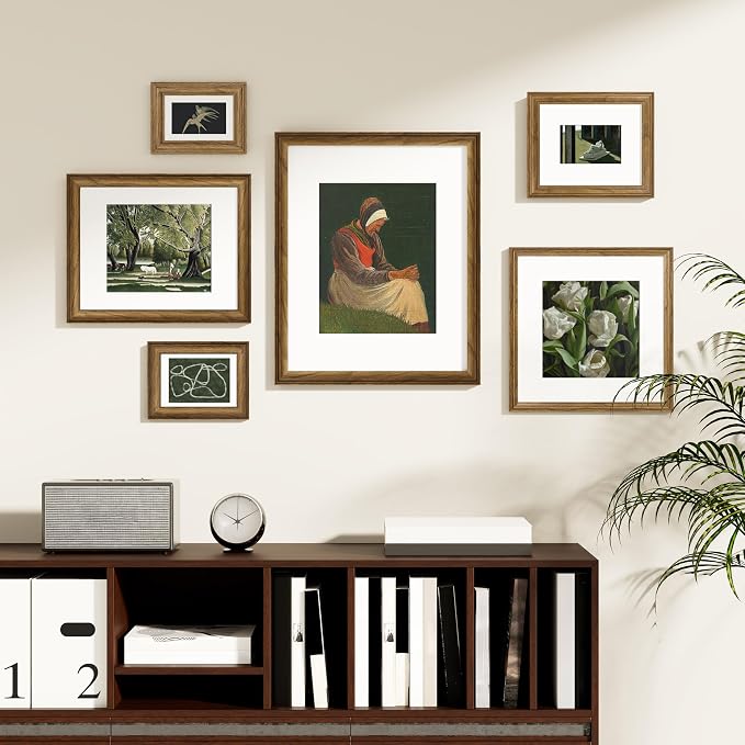 Vittanly 4x6 Picture Frames Set of 2, Ornate Vintage Photo Frame - Image 2