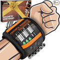 Tool Gifts for Men Stocking Stuffers - Magnetic Wristband for Holding Screws, Wrist Magnet, Gifts for Dad Father Husband Him, Gadget Tool Men Women Magnetic Tool Gift for Carpenter,Woodworker,2 Pack.