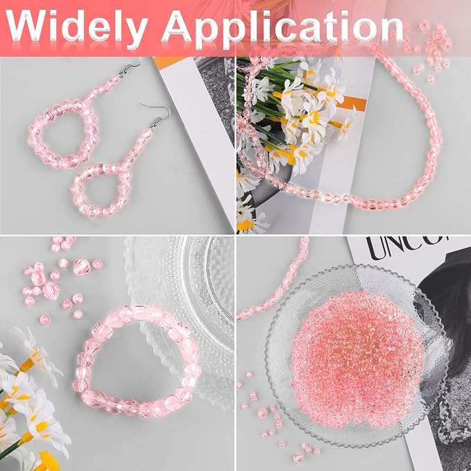 Crystal Beads, Rondelle Jewelry Beads - Image 6
