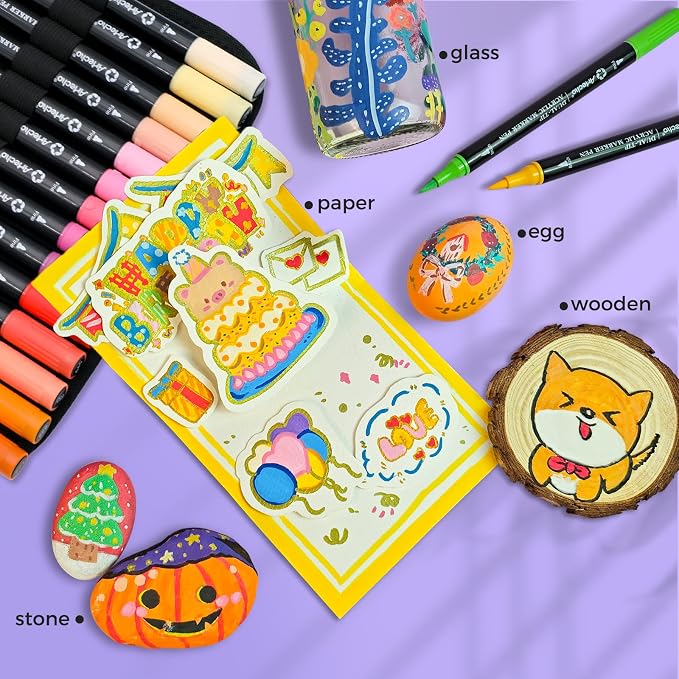 Artecho Acrylic Paint Markers 72 Colors - Image 6