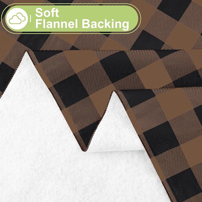 Smiry Rectangle Table Cloth, Waterproof Vinyl Tablecloths - Image 4