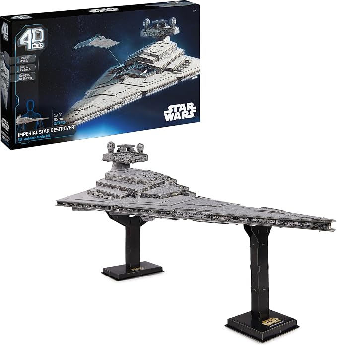 4D Build, Star Wars Deluxe Imperial Star Destroyer 3D Model Kit, Star Wars by 4DBuild