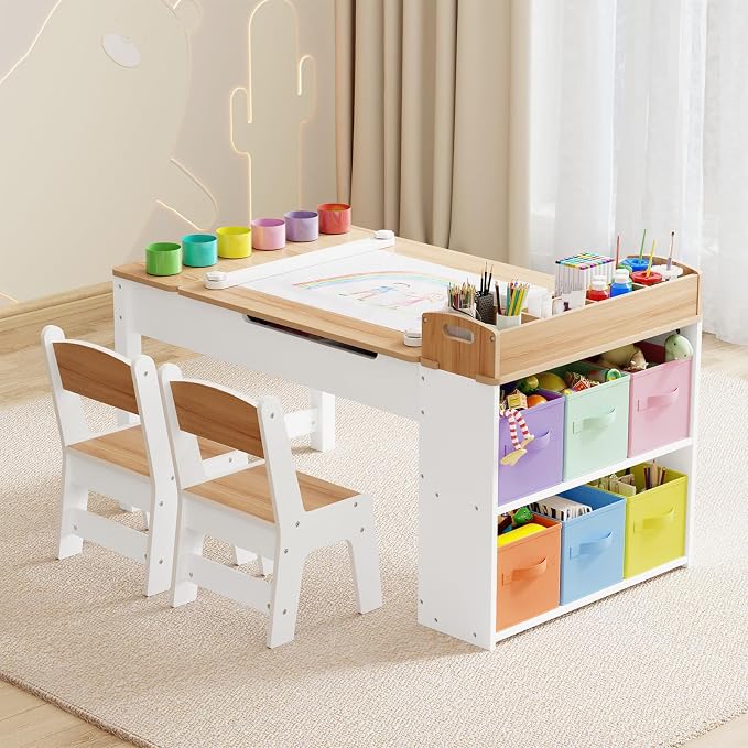 Kids Art Table and Chair Set - Image 8