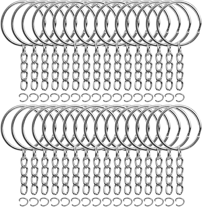 100 PCS REEMTOO Key Chain Rings, Keyring by REEMTOO