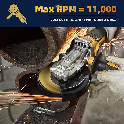10 Pack 4 inch Strip Discs for Angle Grinder, Wire Stripping Wheel Paint Remover for Metal Surfaces, Abrasive Wheels Grinding Discs for Rust Welds Oxidation (4" x 5/8")