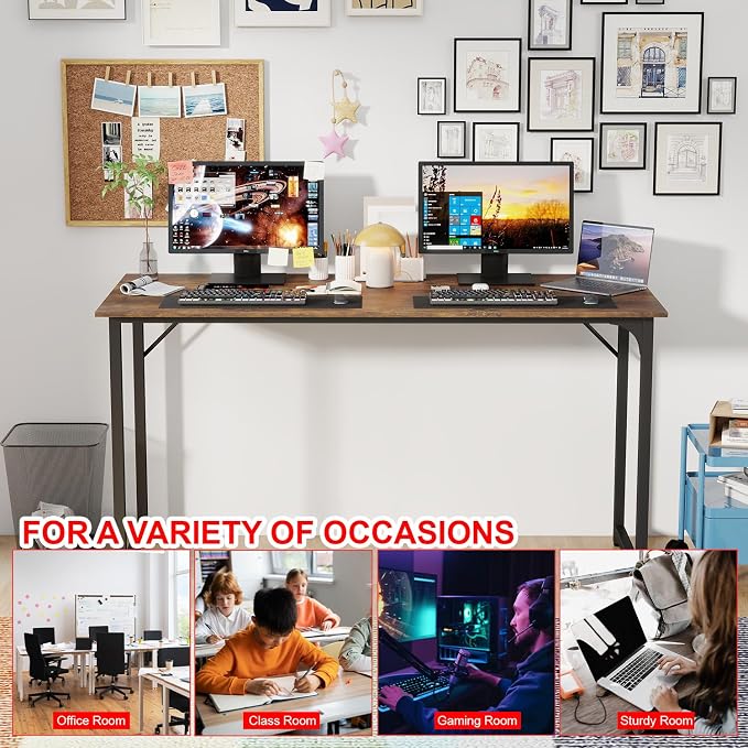 PayLessHere | 55 Inch Computer Desk | Vintage | Office Desk - Image 7