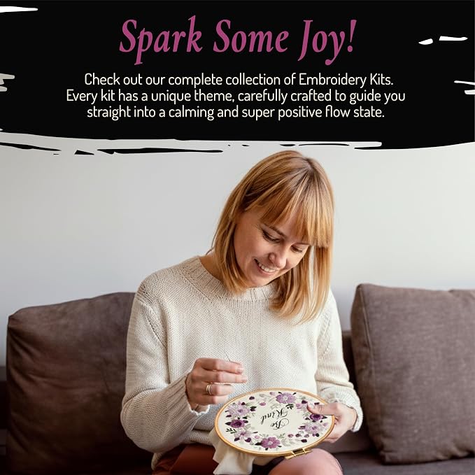 Unwynd Embroidery Kit Floral Theme - Image 8