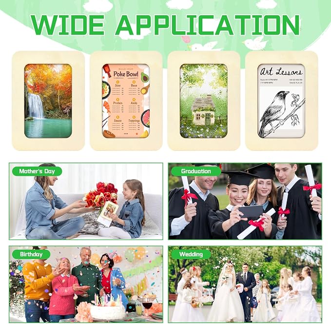 VOKOY 10 Pack Wooden Picture Frames - Image 5