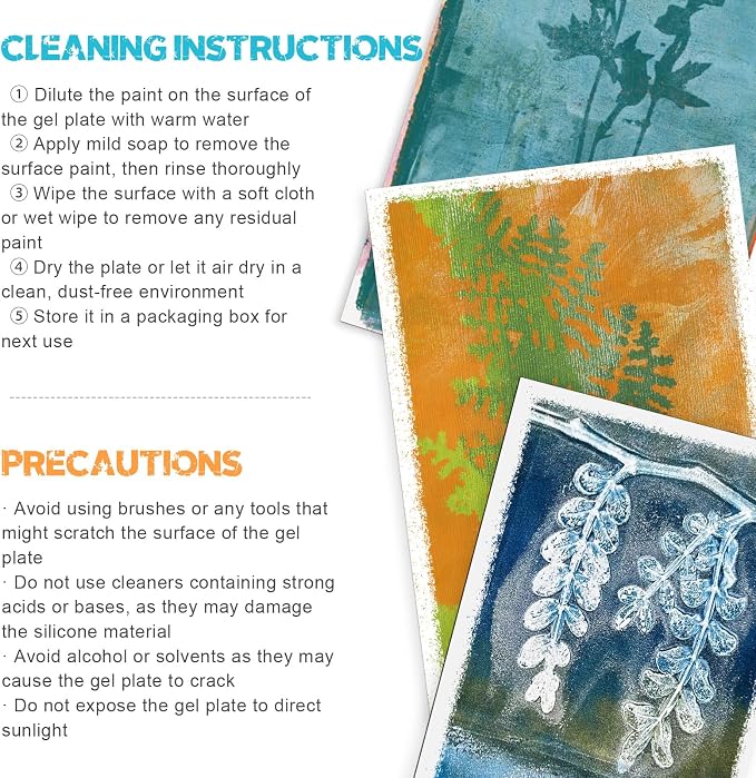Vollence 8” X 10” Gel Printing Plate - Image 6