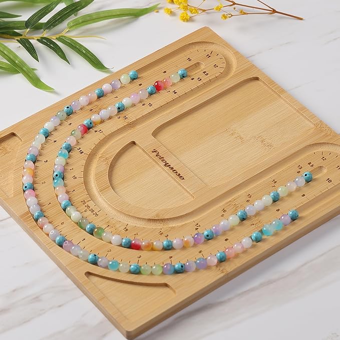 Petoysoso Bamboo Bead Board for Jewelry Making - Image 3