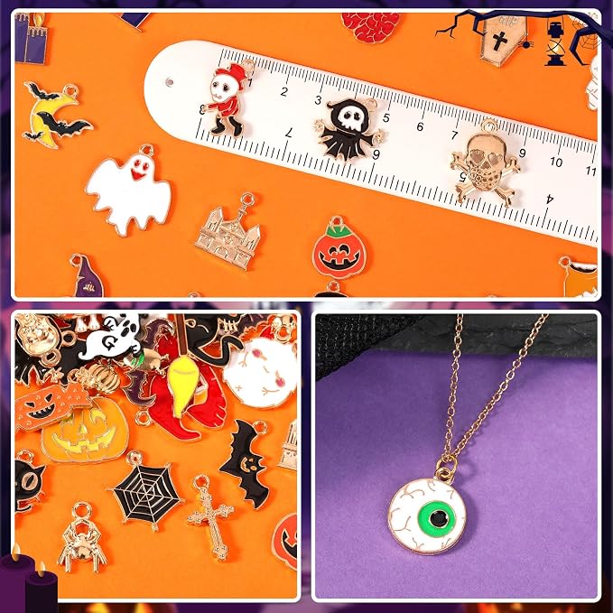 SANNIX 350Pcs Halloween Charms - Image 2