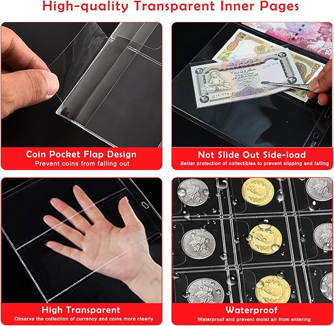 Fireproof Coin Collection Book Holder - Image 6