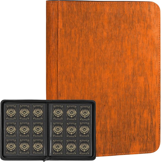 Card Binder 9 Pocket, Premium 540 Double Sided Pocket Collection Binder by Hijvxk
