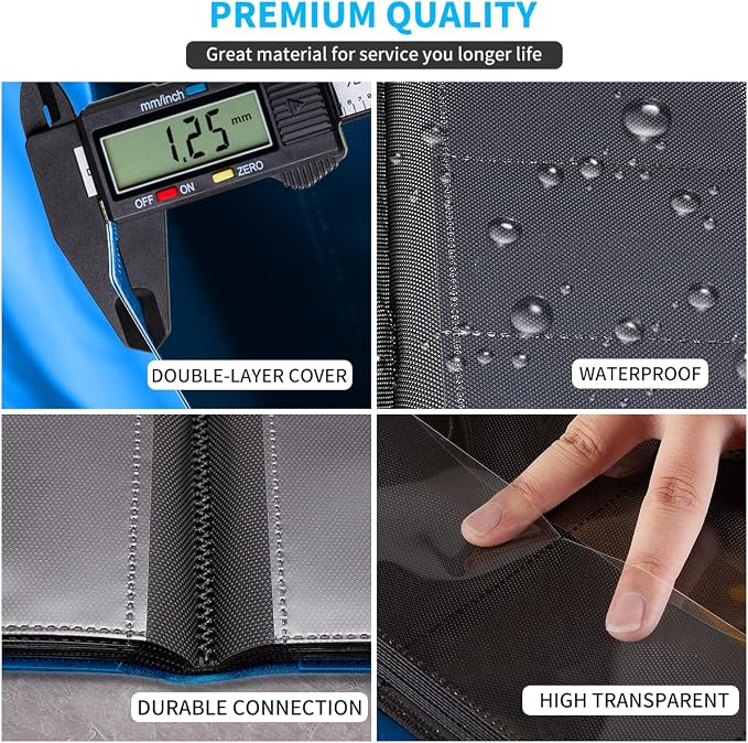 Card Binder, Upgraded 9 Pockets Trading Card Collection Binder - Image 3