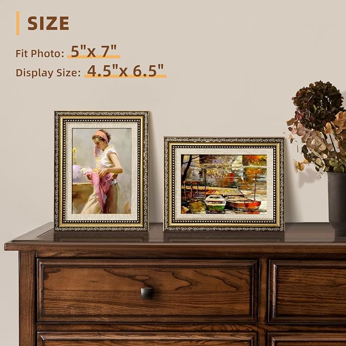 HappyHapi 5x7 Picture Frame, Photo Frame - Image 4