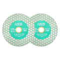 4-1/2" Diamond Tile Saw Blade - FACHLICH 115mm 2pcs Cutting Wheel for Cutting and Grinding Porcelain Ceramic Tile Marble Artificial Stone