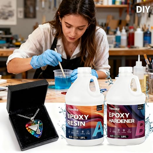 Resin Epoxy 1 Gallon, 3×UV Resistant, Self Levefing, River Table, Molds Casting - Image 2