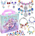 Charm Bracelet Making Kit & Unicorn/Mermaid Girl Toy- ideal Crafts by BDBKYWY