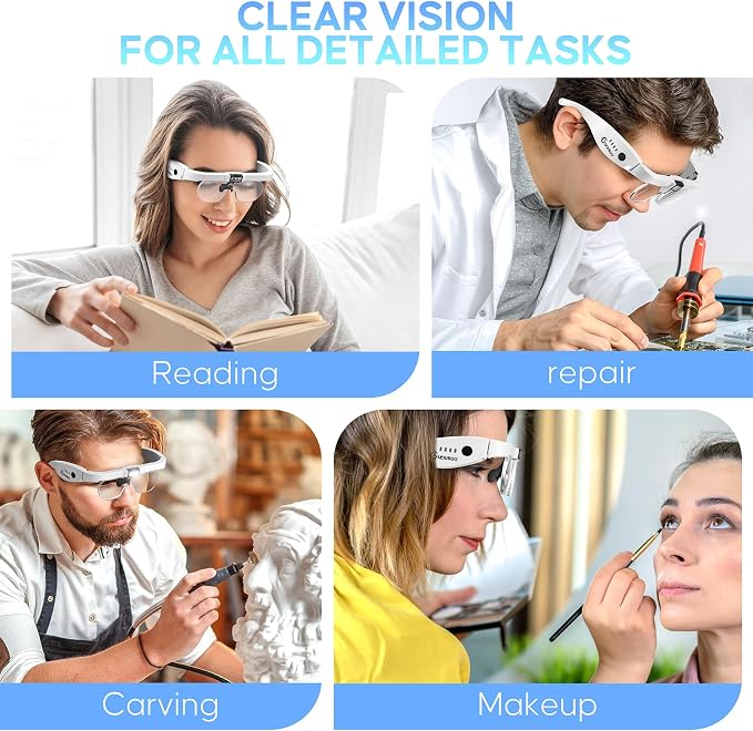 Magnifying Glass with Light, 1.5X-5.0X Magnifying Glasses, Rechargeable - Image 7