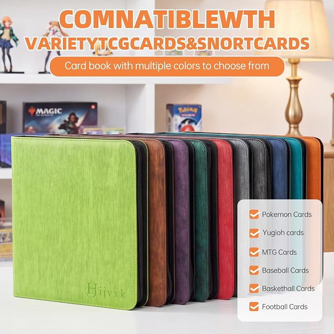 Card Binder 12 Pocket, Premium 720 Double Sided Pocket Collection Binder - Image 4
