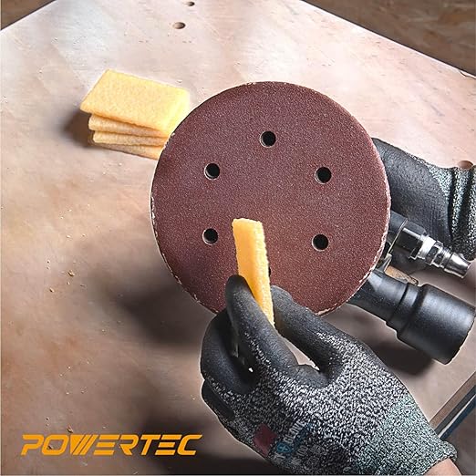 POWERTEC 71895 Abrasive Belt Cleaner 5PK, for Sanding Discs & Sandpapers Belts, Natural Rubber Eraser, Abrasive Cleaning Blocks for Sanders, Skateboards, Shoes, Pickleball Paddle, Grip Tapes