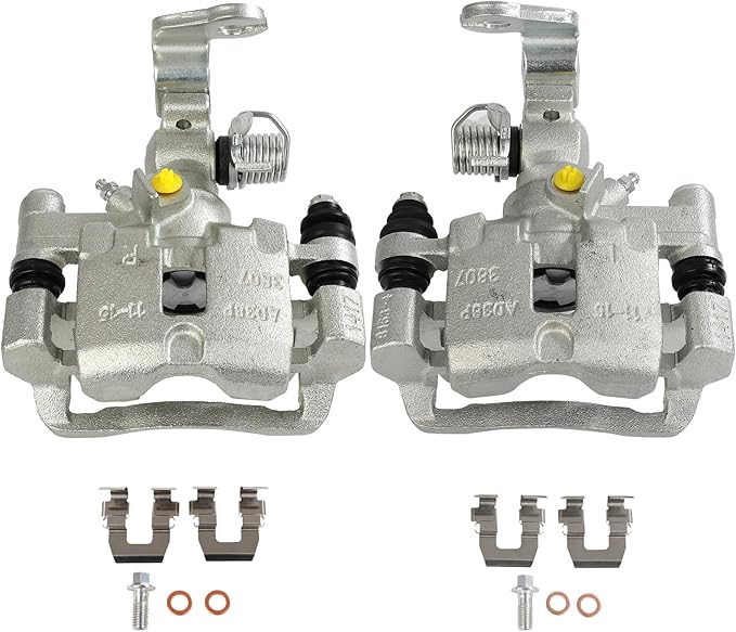 SCITOO Rear Brake Calipers With Bracket 18B4718B 18B4719B Compatible For Buick For LeSabre 2000-2005,For Buick For Park Avenue 2000-2005,For Oldsmobile For Aurora 2001-2003
