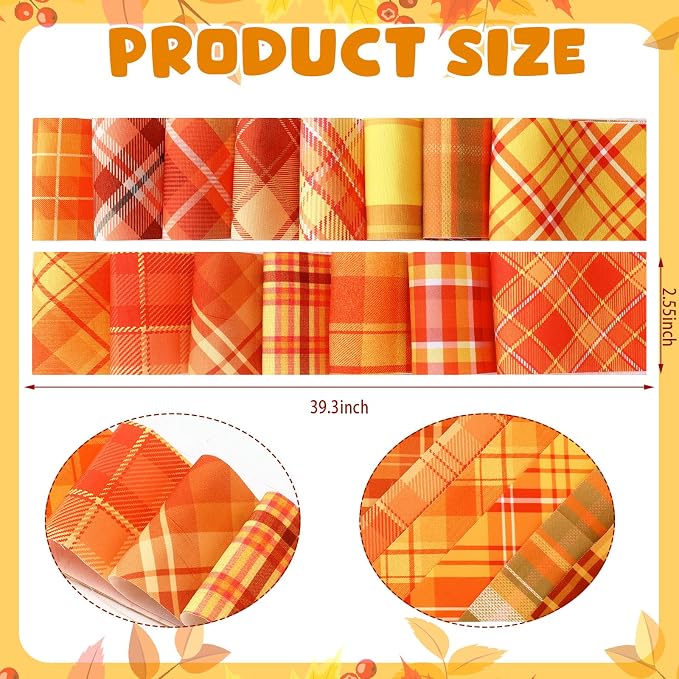 Hosuly 40 Pcs Fall Jelly Fabric - Image 2