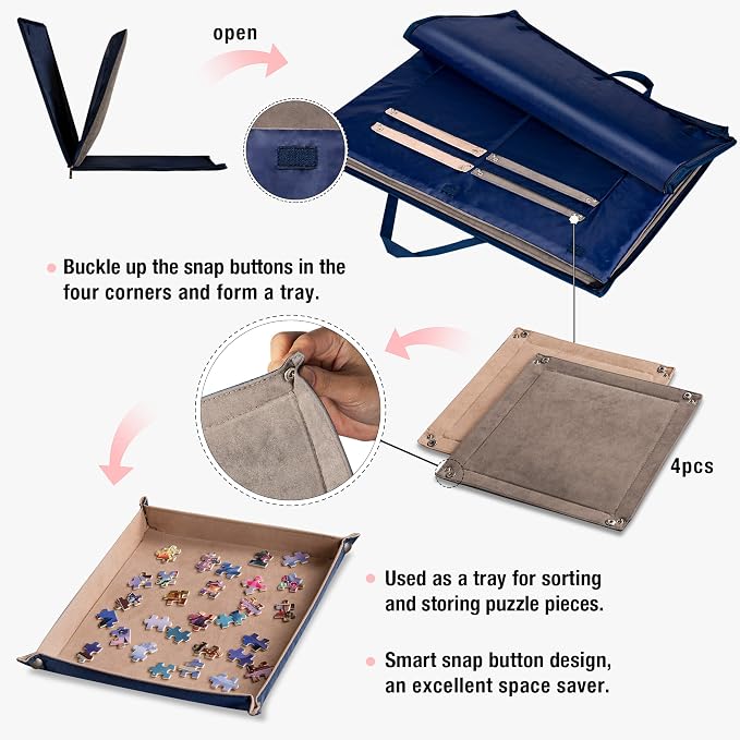 Lavievert 1000 Piece Jigsaw Puzzle Board - Image 3