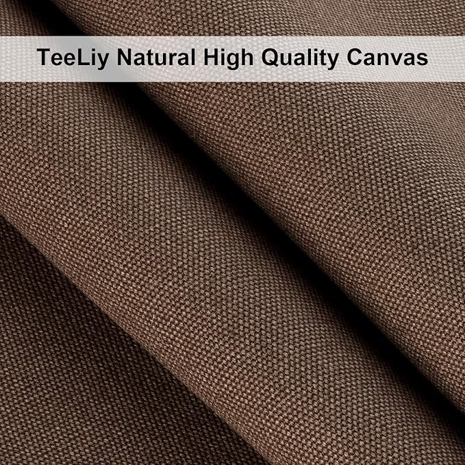 Cotton Canvas Fabric, 16oz Natural Duck Canvas Fabric Textil Medium Weight 59" - Image 2