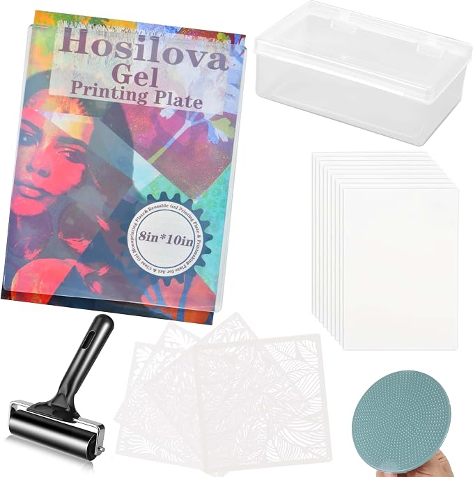 Reusable Gel Printing Plate by Hosilova