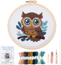 Myfelicity Adorable Owl Punch Needle Kit – Beginner-Friendly DIY Craft Set by Myfelicityembroiderykit