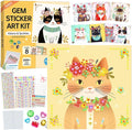 Gem Art Sticker Kit, Diamond Art Sticker Crafts by Fortand